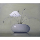Still life with grass and cloud